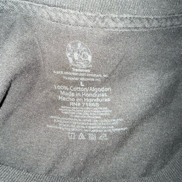 Popeye The Sailor Man Shirt Adult Large Black Graphic Gangster Hip Hop Tee Mens - Picture 4 of 4